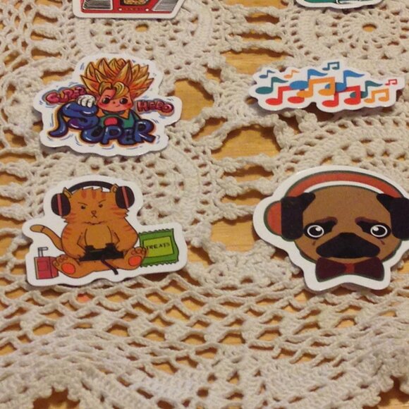 Music Theme Cellphone Stickers Bundle - Picture 3 of 8